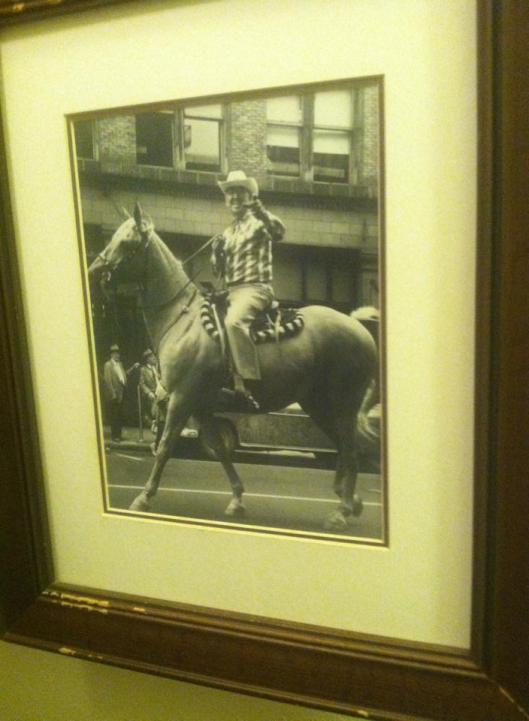 Grandpa Bowles On His Parade Horse