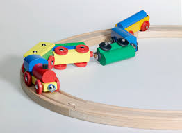 derailed toy train